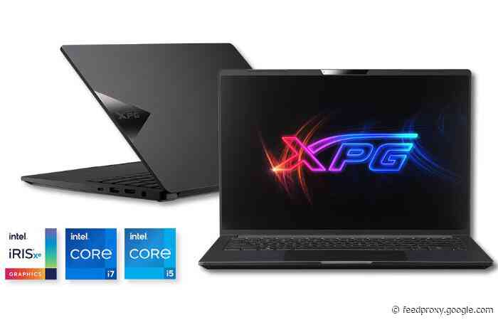 ADATA XPG XENIA 14 lightweight laptop supports three 4K displays