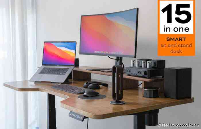 ERGOPLAX sit and standing desk hits Kickstarter