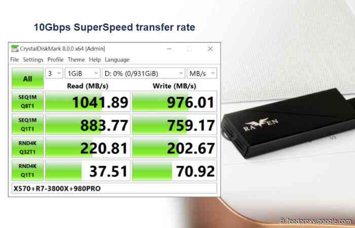 SilverStone Raven RVS03 M2 external SSD enclosure supports SATA and NVMe