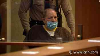 Harvey Weinstein, in a wheelchair, pleads not guilty to sexual assault charges in Los Angeles