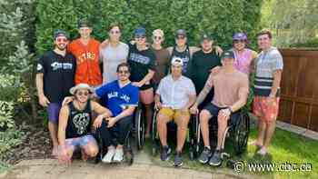 Photos mark 1st in-person reunion of all 13 survivors of 2018 Humboldt Broncos bus crash