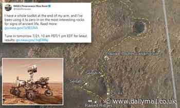 NASA's Perseverance rover is hunting for signs of life on Mars - and NASA will share initial results