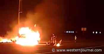 Off-Duty Officer Witnesses Car Crash and Burst Into Flames, Races Through Fire to Save Victims