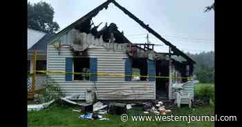 Police Officer Rescues Three People After House Is Set on Fire by Likely Lightning Strike