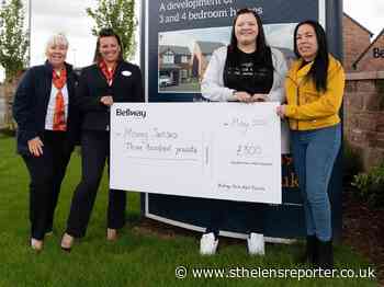 Moving Senses charity receives cash donation from Bellway - St Helens Reporter