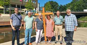 Auf den Bliesterrassen in Neunkirchen wird Gottesdienst gefeiert. - Saarbrücker Zeitung