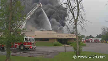 Officials thank first responders for work at Amherst warehouse fire