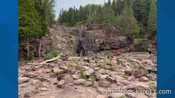 Drought causes Lake Harriet tributary, portion of Gooseberry Falls to dry up