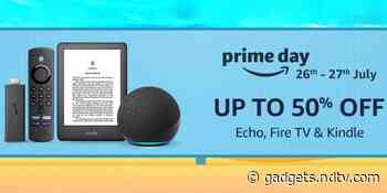 Amazon Prime Day Sale: Discounts, Deals on Echo, Echo Dot, Fire TV, Kindle Devices Announced - Gadgets 360