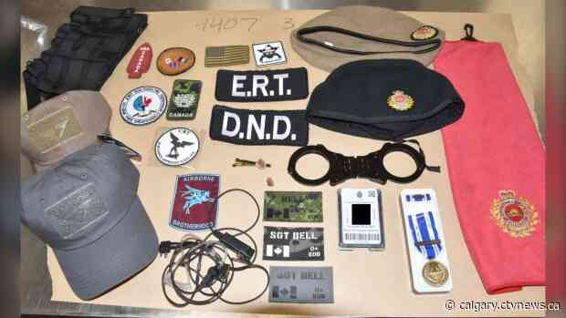 Calgary man charged with weapons offences, impersonating a soldier