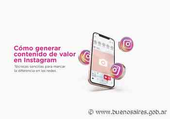¡Nuevo curso! Cómo generar contenido de valor en Instagram - buenosaires.gob.ar