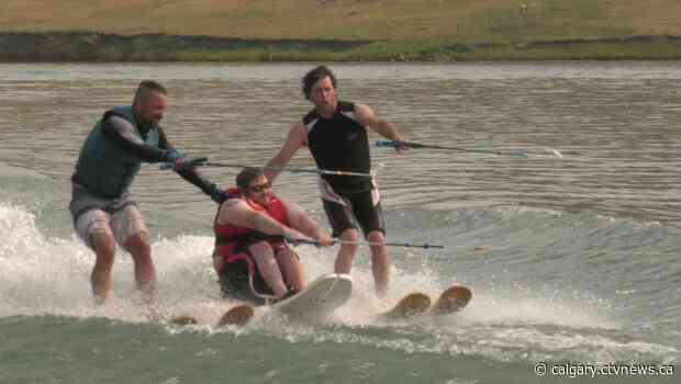'A once in a lifetime experience': Adaptive water ski clinic held for disabled Alberta athletes