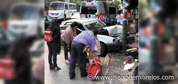 Deja 4 heridos impactante choque en Cuernavaca - Diario de Morelos