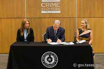 Governor Abbott Ceremonially Signs Anti-Fentanyl Legislation Into Law In Houston - Office of the Texas Governor