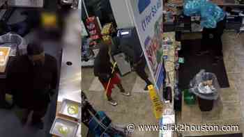 Caught on camera: Houston police ask for public's help identifying aggravated robbery suspects - KPRC Click2Houston