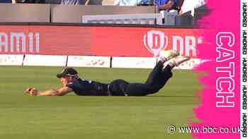 The Hundred - Oval Invincibles v Manchester Originals: Lammonby catches Roy off Hartley