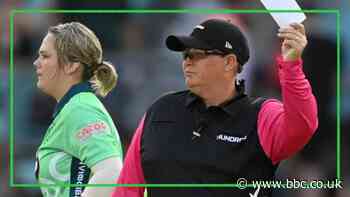 The Hundred: White cards held up by umpires explained