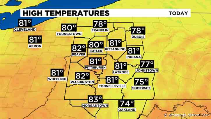 Pittsburgh Weather: Pleasant Conditions Continue Before Weekend Rain Chances