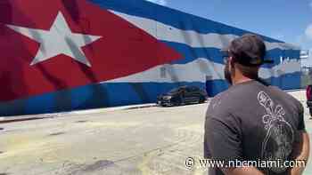 A Dozen Artists Paint What's Thought to be Largest Cuban Flag in Wynwood