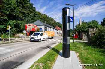 Neue stationäre Anlagen: Diesen Effekt haben die modernen Blitzer in Giengen, Hürben und Hohenmemmingen - Heidenheimer Zeitung