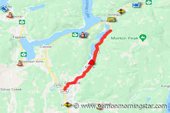 Highway 97A between Enderby and Sicamous closed due to forest fire – Vernon Morning Star - Vernon Morning Star