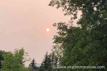 More colourful sunsets, but remote forest fire smoke causes air quality to deteriorate - My Timmins Now