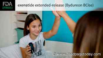 Exenatide OK'd for Type 2 Diabetes in Adolescents