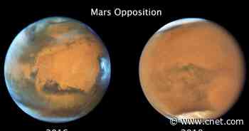 A global dust storm on Mars canceled winter on the red planet     - CNET