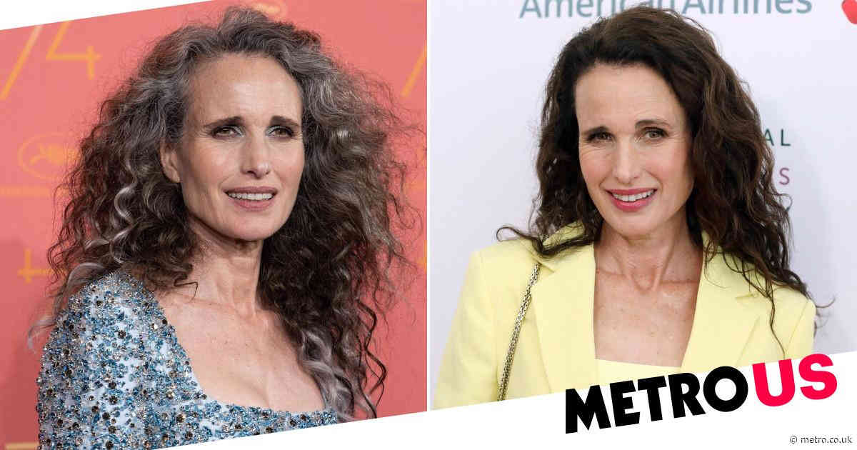 Andie MacDowell says managers tried to stop her from going gray but she
