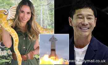 Female artist-scientist is named a finalist for one of the eight seats on SpaceX flight to the moon