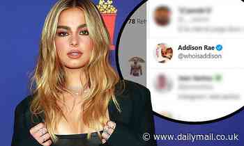 Addison Rae's rep DENIES star 'liked' a tweet showing support for Donald Trump