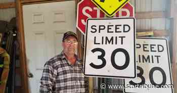 Man fighting to keep Princeton Township traffic signs jailed for assault