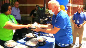 Roswell Park salutes their Environmental Services team with free lunch