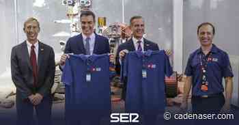Así ha sido la visita de Pedro Sánchez a la NASA para promocionar la tecnología aeroespacial española - Cadena SER