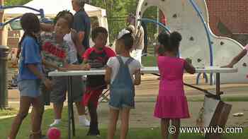 Kids come out to play again at Ferry Grider community event, nearly three weeks after shootings
