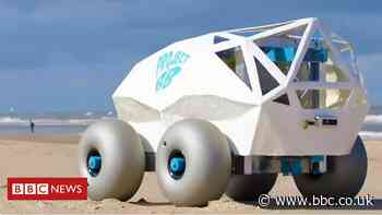 Beach rover picks up cigarette butts and other tech news