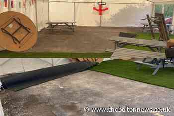 Anger over theft of astroturf from Bolton pub beer garden - The Bolton News