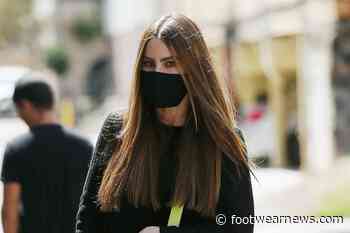 Sofia Vergara Perfects Edgy-Chic Style in Ripped Jeans & Platform Studded Wedges - Footwear News