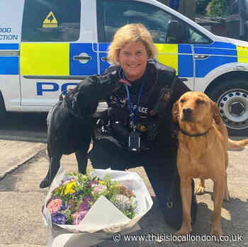 Dog handler is longest serving female officer in London