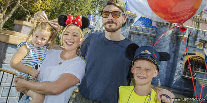 Hilary Duff & Matthew Koma Take Their Kids To Disneyland!