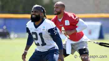Leaner, meaner Ezekiel Elliott? Cowboys running back's offseason work showing already