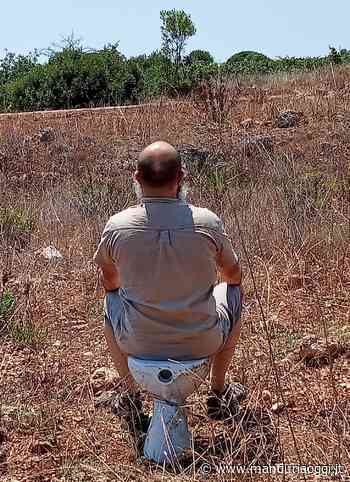 MANDURIA - L'amara ironia di Fabio Ferretti de Virgilis in un questo scatto: 'Servizi in contrada Castelli' - ManduriaOggi