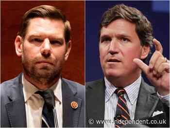 Rep Eric Swalwell shares apparent text messages with Tucker Carlson calling him a 'coward'