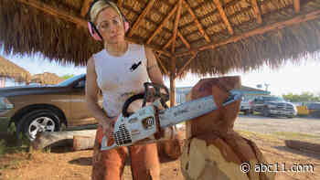 Incredible chainsaw carver turns ordinary wood into art