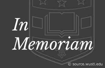 Carl Wellman, professor emeritus of philosophy in Arts & Sciences, 94 - Washington University Record