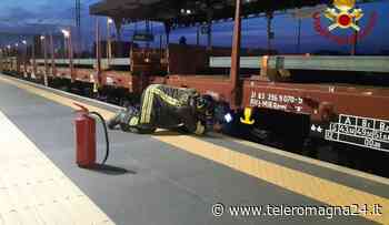 FORLI': Principio d'incendio su un treno merci | FOTO - Teleromagna24