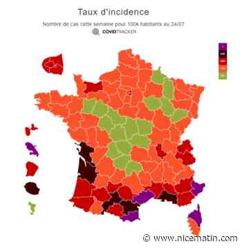 Covid-19: le taux d'incidence poursuit sa folle envolée et dépasse désormais les 400 dans les Alpes-Maritimes