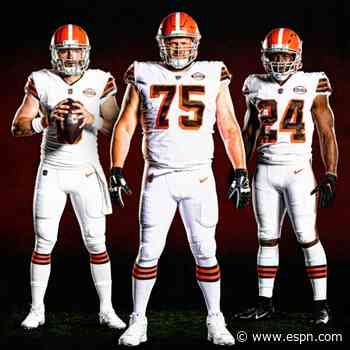 Cleveland Browns unveil retro uniforms honoring 75th anniversary