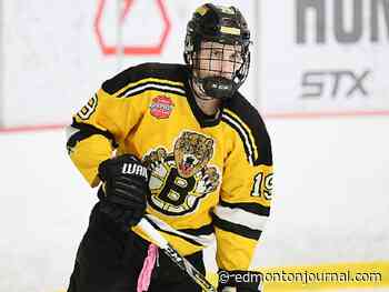 Edmonton Oilers select towering left winger Shane Lachance at #186 overall