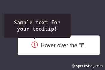 10 CSS Code Snippets for Creating Tooltips